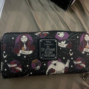 Loungefly nightmare before Christmas zip up wallet